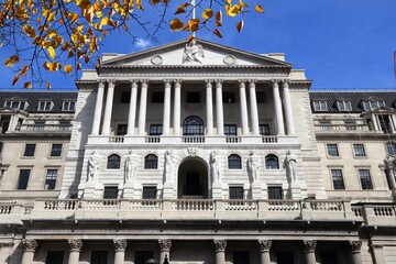 London autumn - Bank of England
