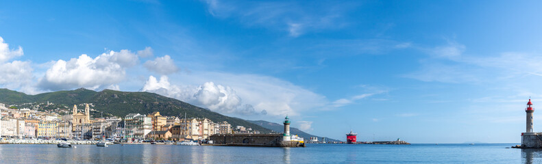 Obraz premium Panoramic of Bastia in Corsica