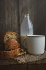 milk and bread