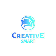 Creative Smart Logo Design,  Head logo concept, smart design, intelligence people, super brain power, education people logo