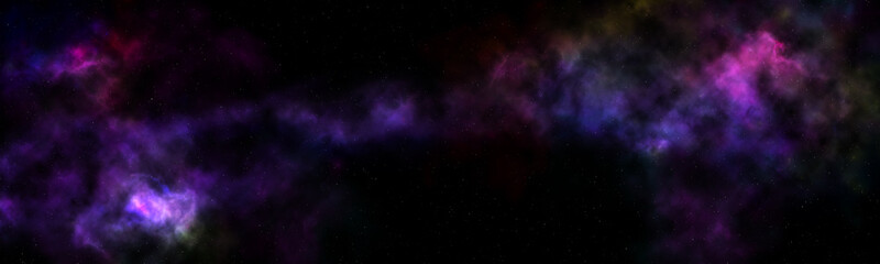 Obraz na płótnie Canvas star sky with nebula background