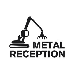 vector logo reception and utilization scrap metal