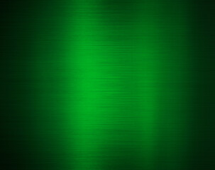 Green metal texture with light reflection. Design background