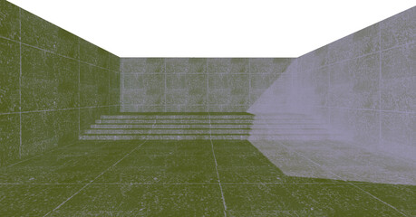 modern simple nice cool concrete 3d image 12