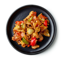 plate of chinese food