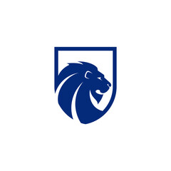 logo of a lion in a shield shape