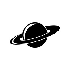Saturn icon vector