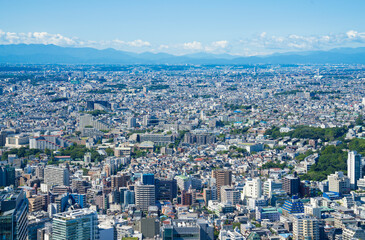 東京風景　2020年9月　世田谷区　渋谷区方面
