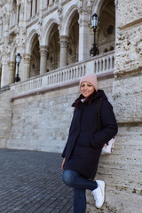 Obraz premium photography of woman traveling in europe