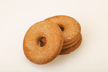 Sweet and crispy ginger cookies