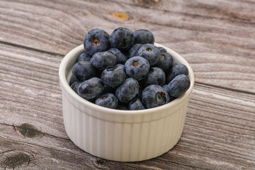 Ripe sweet tasty blueberries heap