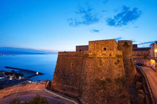 Aragonese castle, Pizzo or Pizzo Calabro, Vibo Valentia district, Sant'Eufemia Gulf, Tyrrhenian coast, Costa degli Dei, Calabria, Italy, Europe