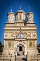 Obraz premium faszinierende Architektur in Curtea de Arges in Rumänien