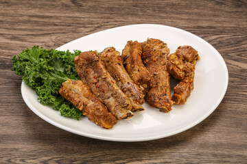 Stewed pork ribs with spices