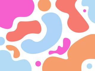 Summer. Modern, trendy design for social media. Contemporary art. Creative conceptual and colorful collage. Copyspace to insert your ad, text, image. Seamless styled. Watercolor, geometric, lines.