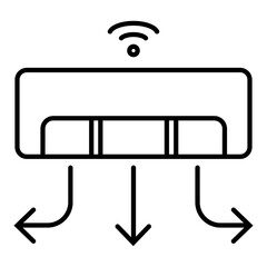 Air conditioner Icon vector illustration