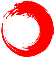 Red enso symbol vector