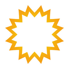 illustration of a yellow label