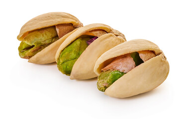 pistachios with clipping path