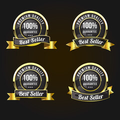 Seal gold badges and labels premium quality 100% original best seller