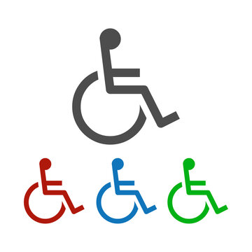 Wheelchair Handicap Icon for your web site design