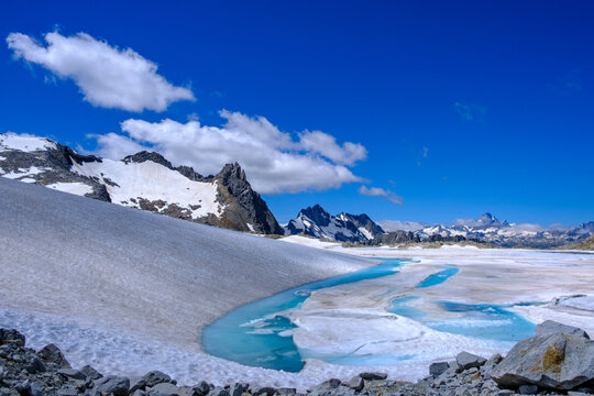 Gerenpass, ghiacciaio di Chueboden, canton Ticino (CH)