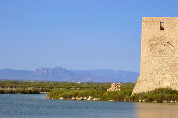 Fototapeta na wymiar Torre de Tamarit, Santa Pola, Alicante