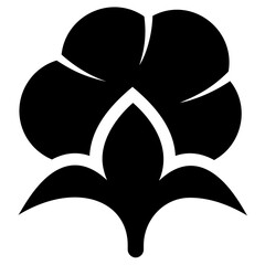 
A flower with petals depicting nature 
