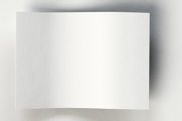 波を打つ紙の３Dイラスト