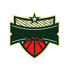 Basketball Crest © Vectorloop