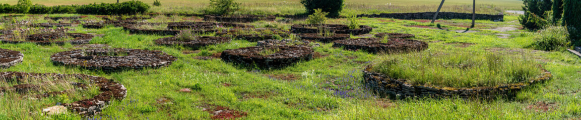 Rebala barrows, remins of prehistoric stone-cist graves in Rebala Heritage Reserve © Karl Allen Lugmayer