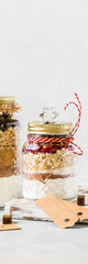 Christmas Cookie Mix in Jars
