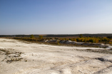 Cretaceous road in the Ukraine, the village of Mogritsa.