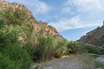Mountainous landscape in southern Spain