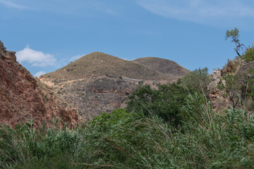 Mountainous landscape in southern Spain