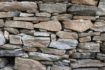 Natural stone masonry rock texture background.