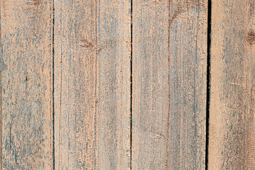 The old red wood paneling was faded in the sun.