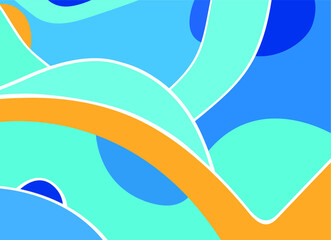 Blue Abstract Vector Background