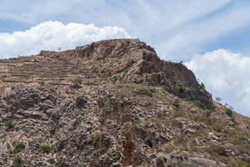 rocky mountain with little vegetation in southern Spain