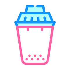 filter tool color icon vector flat illustration