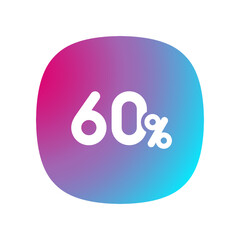 60% - Button