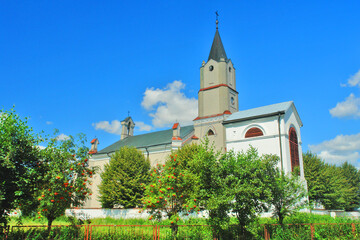 Naklejka premium Kościół Narodzenia Najświętszej Maryi Panny w Kryłowie.