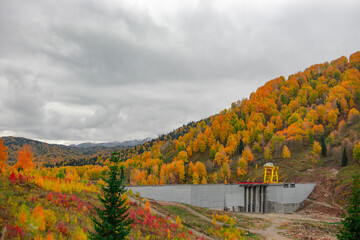 Obraz premium autumn in the mountains