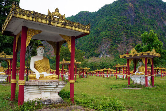 Lumbini Garten der 1000 Buddhas - Hpa-An Myanmar