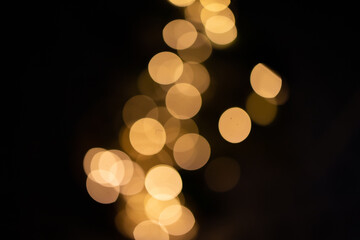 abstract christmas lights bokeh