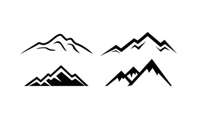 set template mountain vector