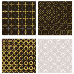 Trendy geometric background patterns for your design. Wallpaper texture. Vector set