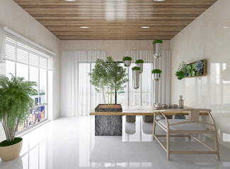 There are leisure chairs and tables on the spacious and bright balcony, and the sunshine is very comfortable