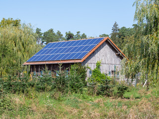 Fototapeta premium Green Energy with Solar Collectors