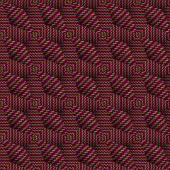 symmetrical patterns generated by the computer. 